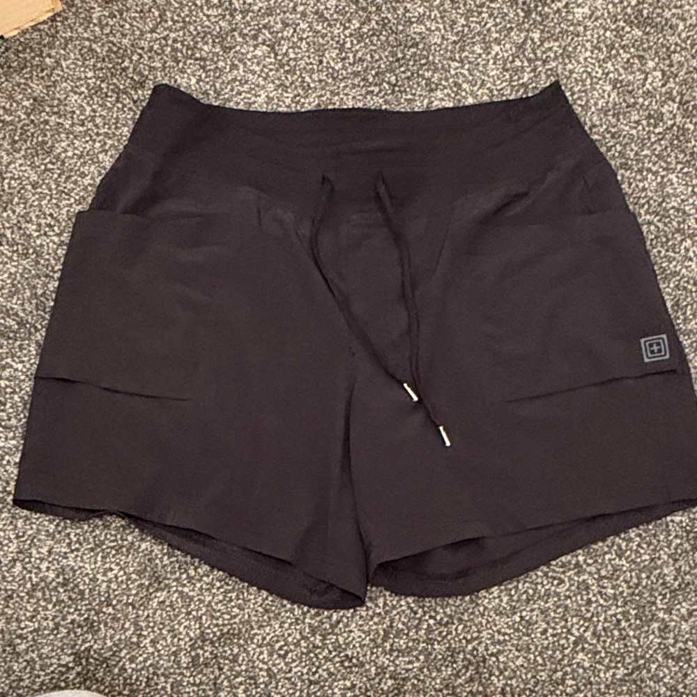 5.11 woman’s Black Athletic Shorts